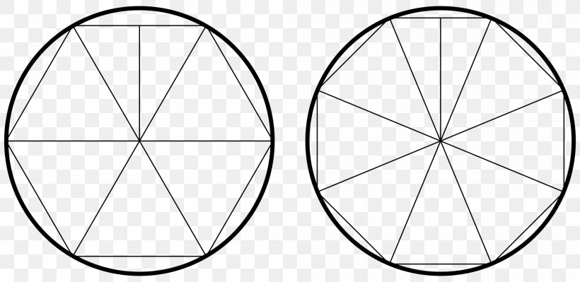 Circle Angle Regular Polygon Pyramid, PNG, 2000x975px, Polygon, Area, Base, Bicycle Part, Bicycle Wheel Download Free