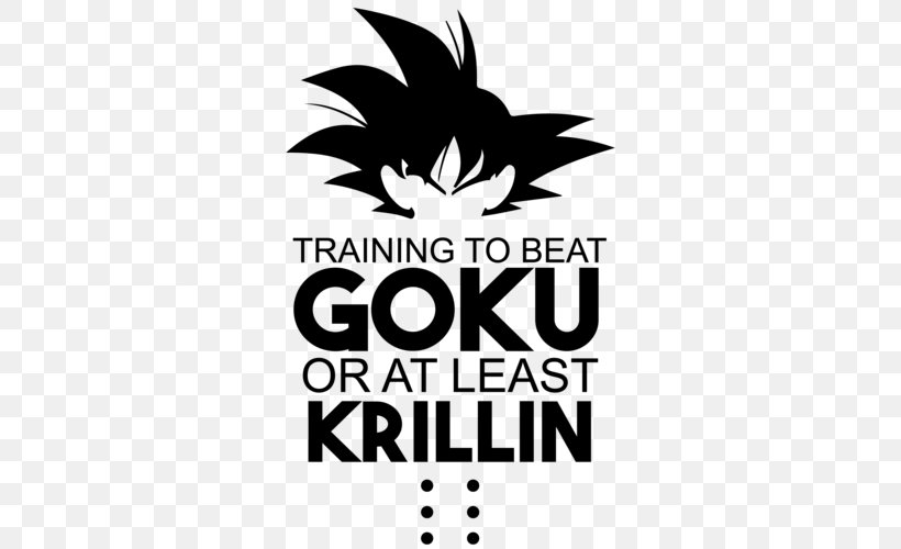 Goku Krillin Vegeta Master Roshi T-shirt, PNG, 500x500px, Goku, Black And White, Bola De Drac, Brand, Decal Download Free