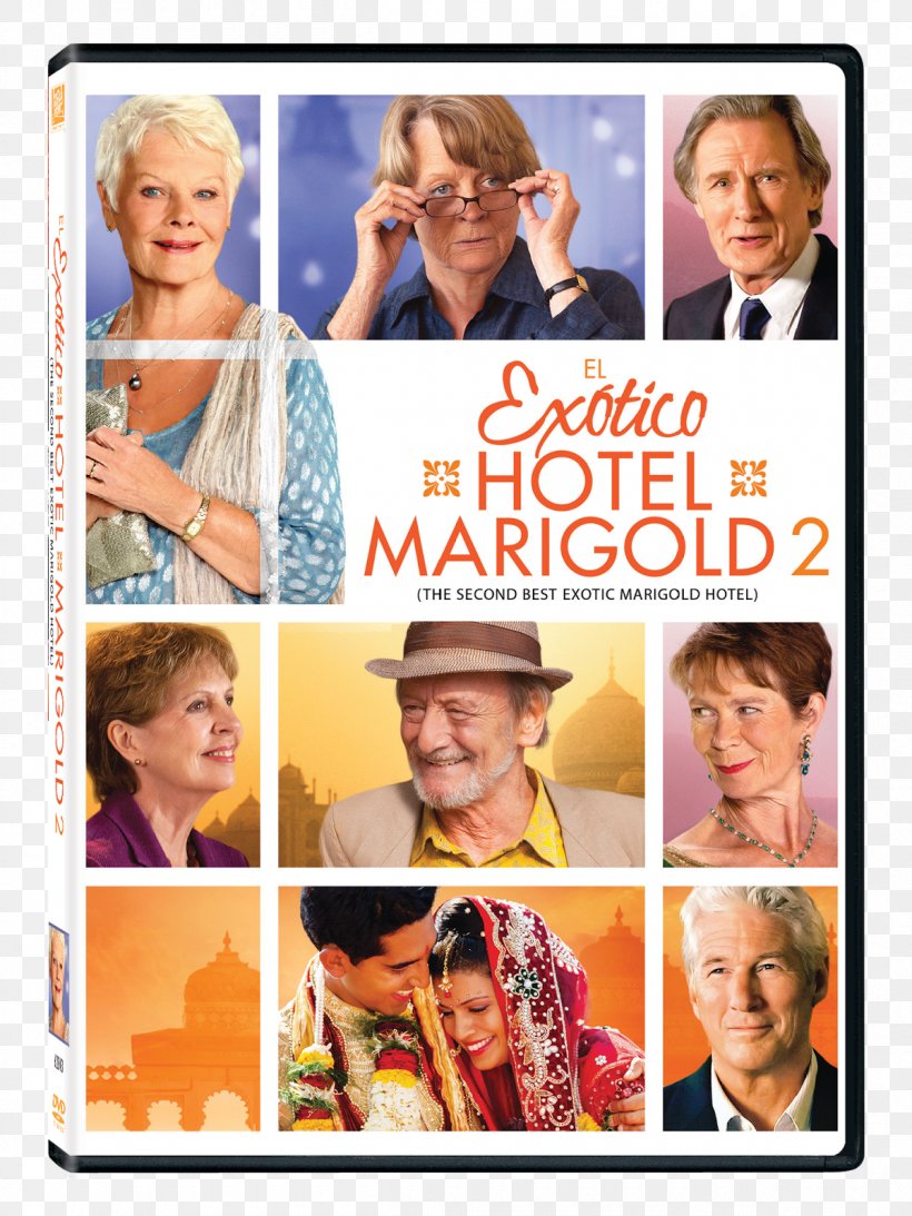 Judi Dench John Madden The Second Best Exotic Marigold Hotel The Best Exotic Marigold Hotel Maggie Smith, PNG, 1200x1600px, Judi Dench, Advertising, Best Exotic Marigold Hotel, Bill Nighy, Collage Download Free