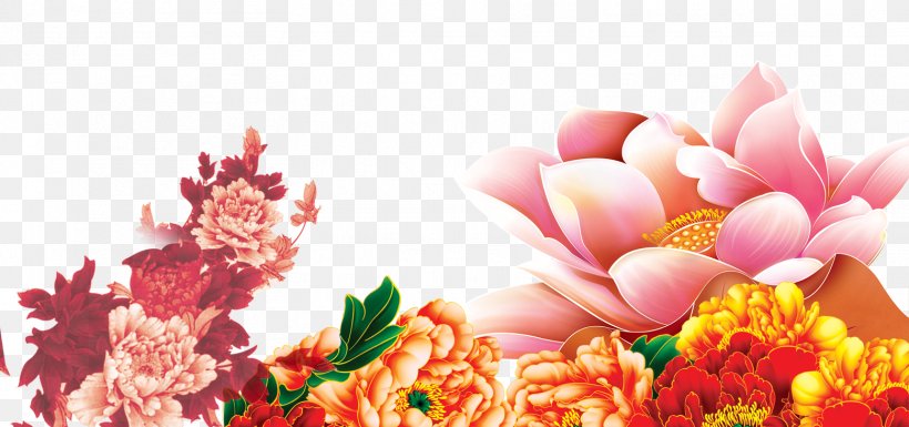 Moutan Peony Poster Clip Art, PNG, 1559x732px, Moutan Peony, Art, Banner, Chinese New Year, Cut Flowers Download Free