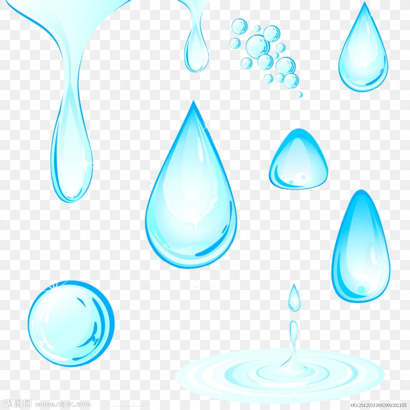 Drop Water Euclidean Vector, PNG, 1024x1024px, Drop, Aqua, Azure, Comics, Drinkware Download Free