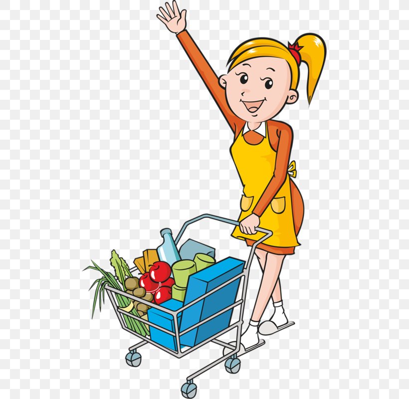 Shopping Retail Clip Art, PNG, 491x800px, Shopping, Area, Artwork, Cartoon, Food Download Free