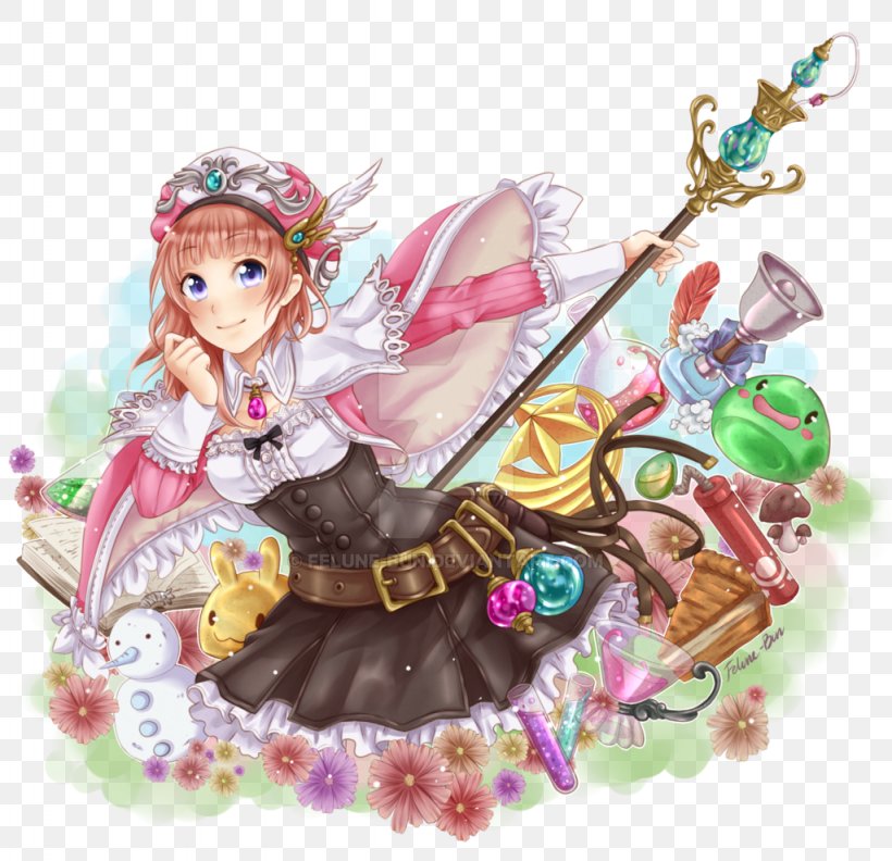 Atelier Rorona: The Alchemist Of Arland Atelier Totori: The Adventurer Of Arland Atelier Meruru: The Apprentice Of Arland Atelier Sophie: The Alchemist Of The Mysterious Book Art, PNG, 1024x990px, Watercolor, Cartoon, Flower, Frame, Heart Download Free