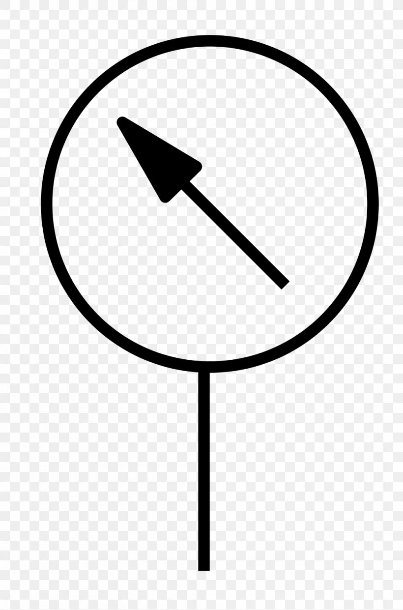 Electronic Symbol Manometers Pressure Measurement Gauge, PNG, 1000x1514px, Electronic Symbol, Area, Black And White, Chart, Diagram Download Free