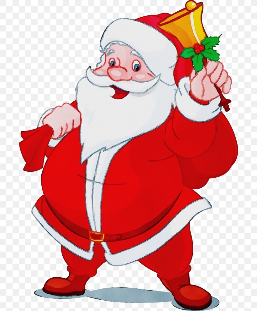 Santa Claus Cartoon, PNG, 700x989px, Watercolor, Cartoon, Christmas,  Drawing, Here Comes Santa Claus Download Free