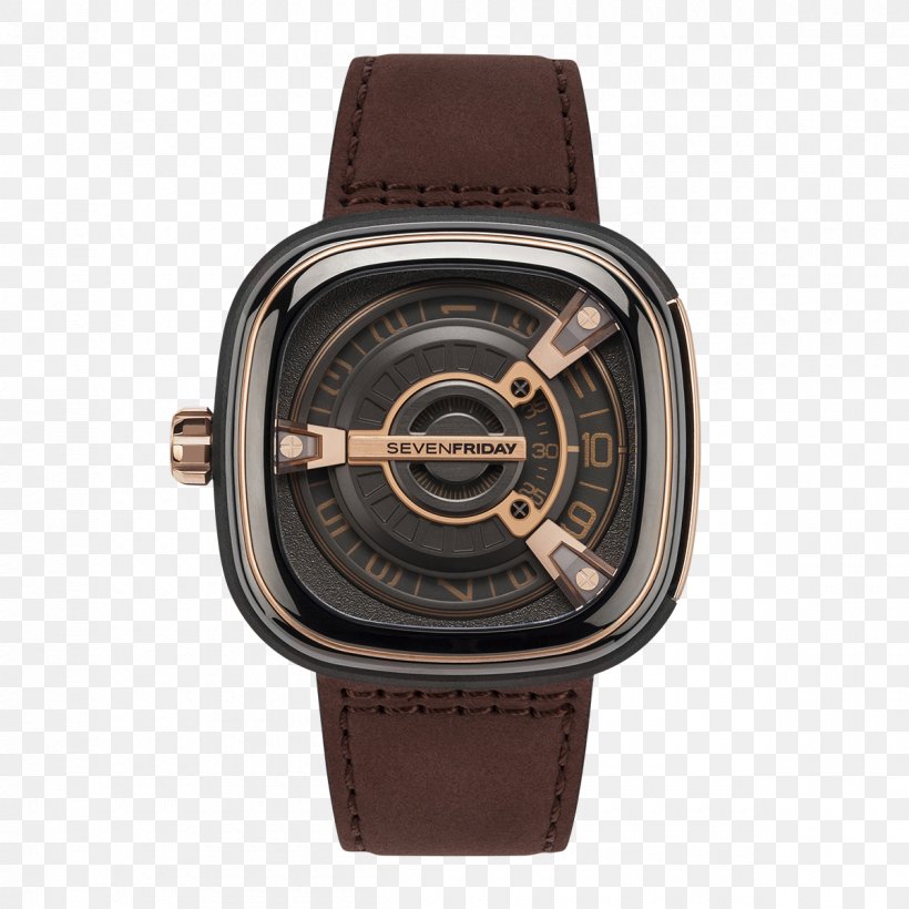 SevenFriday Automatic Watch Miyota 8215 Strap, PNG, 1200x1200px, Sevenfriday, Automatic Watch, Brown, Horology, Industry Download Free