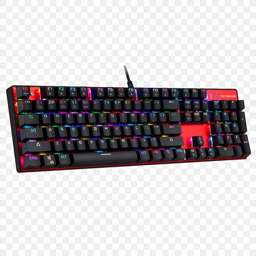 Computer Keyboard Gaming Keypad Electrical Switches Backlight RGB Color Model, PNG, 1000x1000px, Computer Keyboard, Backlight, Electrical Switches, Function Key, Gamer Download Free