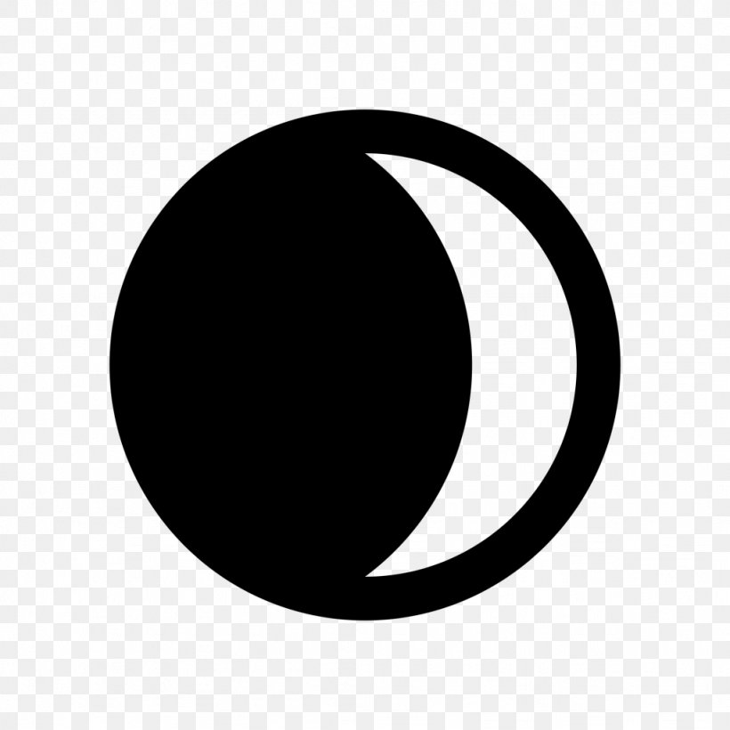 Lunar Phase Crescent Symbol Moon Clip Art, PNG, 1024x1024px, Lunar Phase, Astrological Symbols, Black, Black And White, Blue Moon Download Free