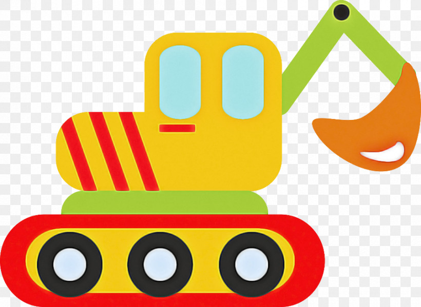 Baby Toys, PNG, 900x658px, Yellow, Baby Toys, Line, Toy, Vehicle Download Free