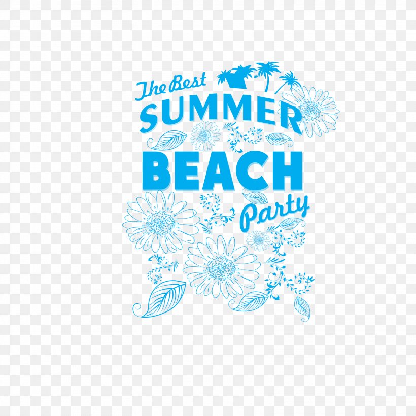 Party Beach Typeface, PNG, 3125x3125px, Party, Aqua, Area, Art, Beach Download Free