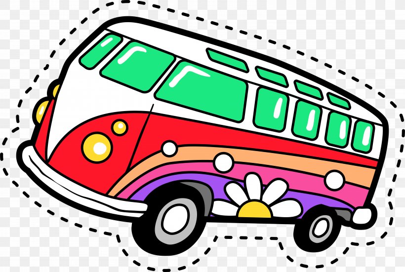 Bus 1960s Color, PNG, 6201x4170px, Bus, Area, Automotive Design, Brand, Car Download Free