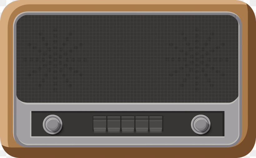 Radio Drawing, PNG, 2523x1554px, Radio, Brush, Communication Device, Drawing, Electronic Device Download Free