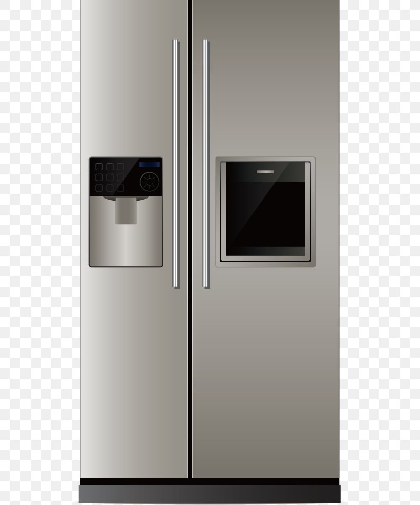 Refrigerator Home Appliance Clip Art, PNG, 545x987px, Refrigerator, Home Appliance, Kitchen Appliance, Kitchen Stove, Major Appliance Download Free