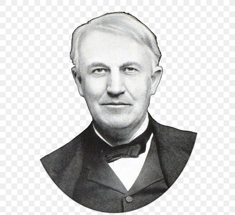 Thomas Edison Invention Inventor Lamp, PNG, 750x750px, Thomas Edison, Black And White, Chin, Elder, Gentleman Download Free