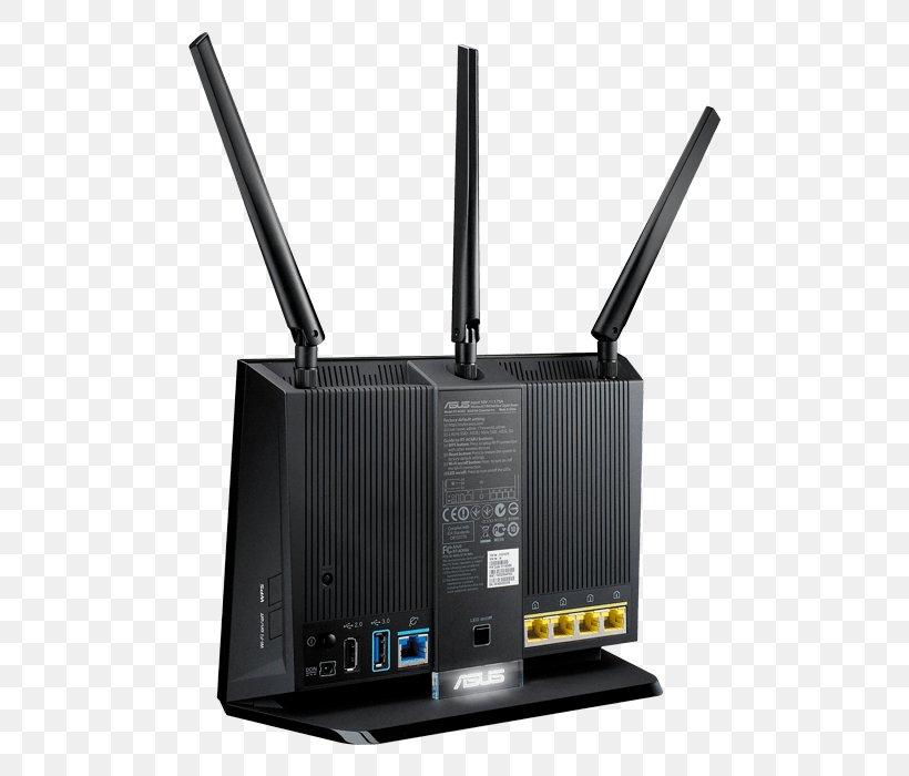 Wireless Router ASUS RT-AC68U IEEE 802.11ac ASUS RT-AC1900P, PNG, 700x700px, Router, Asus Rtac66u, Asus Rtac68u, Asus Rtac1900 Router, Asus Rtac1900p Download Free