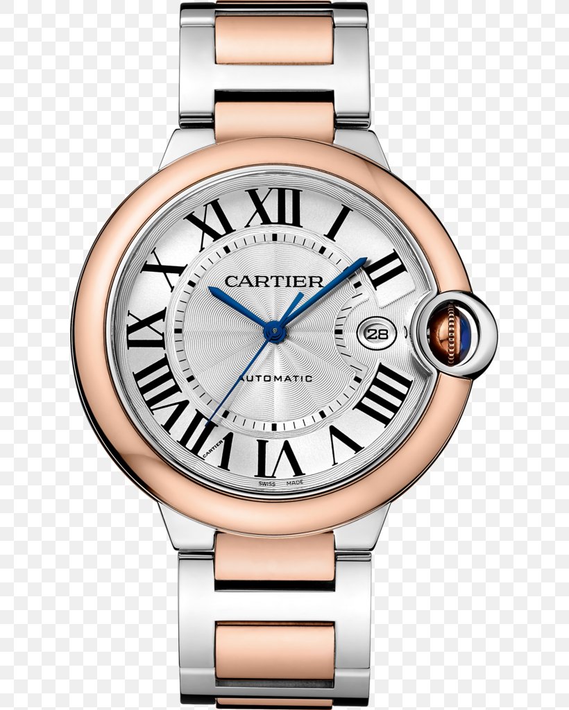 Cartier Ballon Bleu Colored Gold Watch Diamond, PNG, 617x1024px, Cartier, Automatic Watch, Blue, Brand, Bulgari Download Free