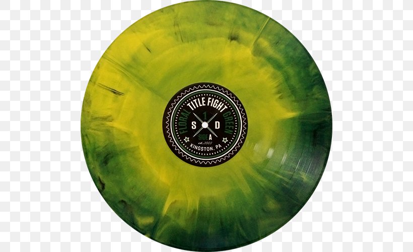 Title Fight Floral Green The Green EP Just Give In / Never Going Home, PNG, 500x500px, Title Fight, Green, Green River, Phonograph Record, Yellow Download Free
