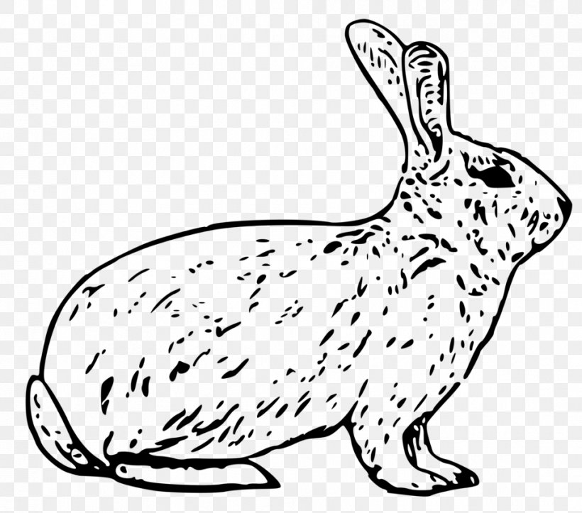 Arctic Hare Snowshoe Hare Easter Bunny Mountain Hare Clip Art, PNG, 958x845px, Arctic Hare, Animal Figure, Black And White, Carnivoran, Cat Download Free