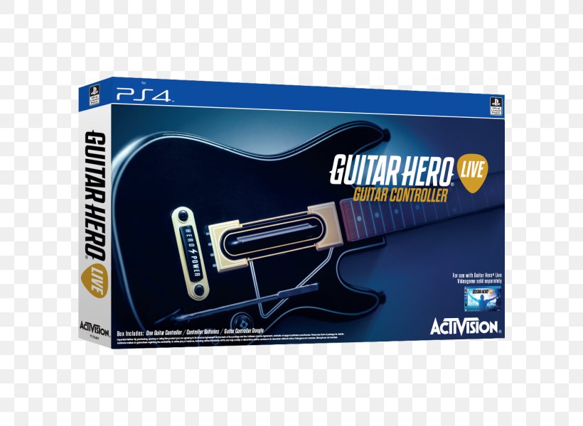 Guitar Hero Live Guitar Hero 5 Guitar Controller Power Gig: Rise Of The SixString Guitar Hero World Tour, PNG, 600x600px, Guitar Hero Live, Brand, Electric Blue, Freestyle Games, Guitar Download Free