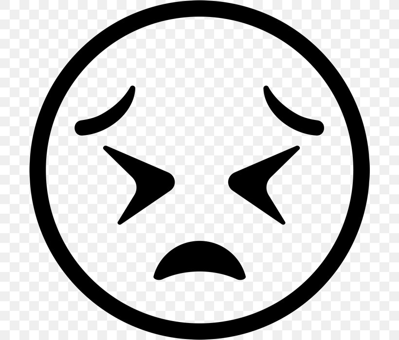 Emoticon Smiley Emoji Text Messaging Clip Art, PNG, 700x700px, Emoticon, Area, Art Emoji, Black, Black And White Download Free
