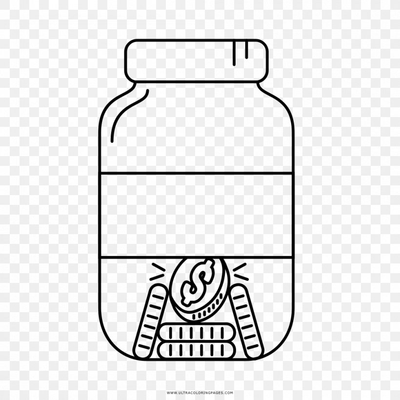 Water Bottle Drawing, PNG, 1000x1000px, Coloring Book, Bottle, Cartoon, Drawing, Drinkware Download Free