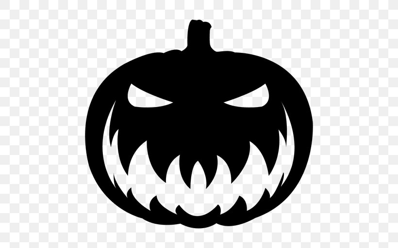 Halloween Jack-o'-lantern Clip Art, PNG, 512x512px, Halloween, Black And White, Drawing, Jacko Lantern, Monochrome Download Free