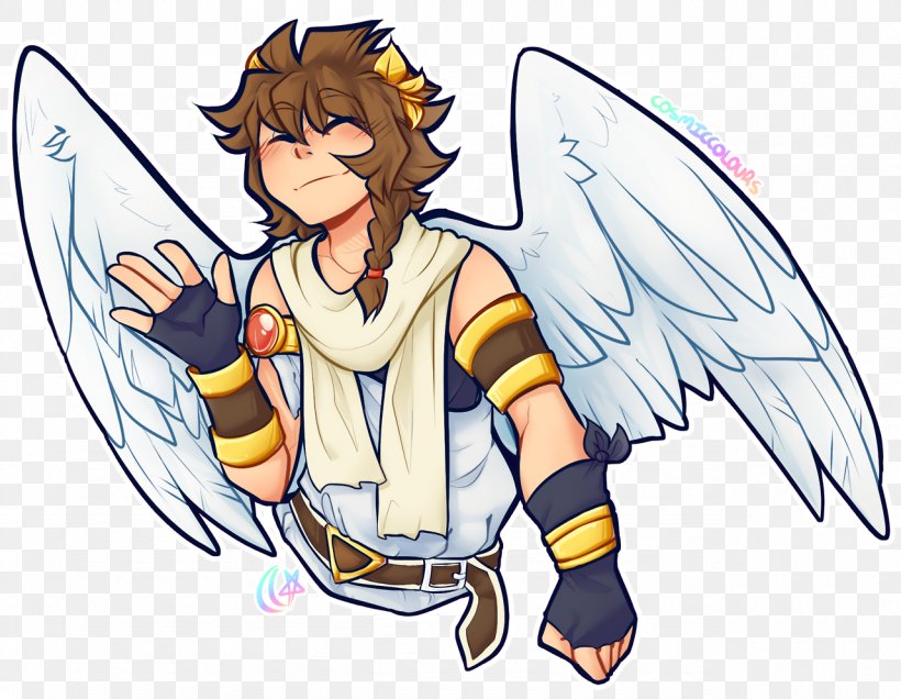 Kid Icarus: Uprising Kid Icarus: Of Myths And Monsters Super Smash Bros. For Nintendo 3DS And Wii U Pit, PNG, 1280x994px, Watercolor, Cartoon, Flower, Frame, Heart Download Free