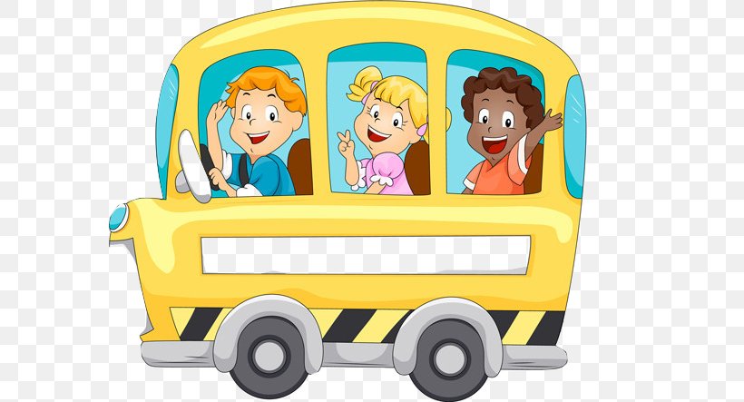 School Bus Stock Photography Clip Art, PNG, 582x443px, Bus, Cartoon, Child, Play, Recreation Download Free