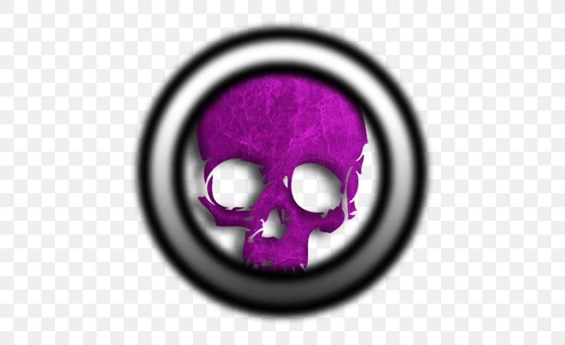 Skull Purple Font Circle M RV & Camping Resort, PNG, 500x500px, Skull, Bone, Circle M Rv Camping Resort, Magenta, Pink Download Free