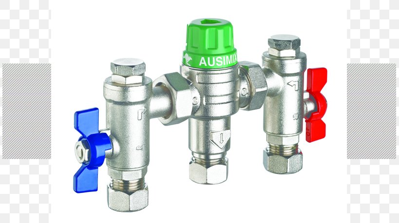 Thermostatic Mixing Valve Brass Tap, PNG, 809x460px, Thermostatic Mixing Valve, Bottle, Brass, Cylinder, Drainage System Download Free