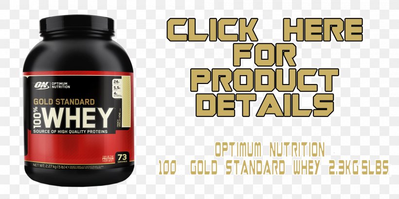Dietary Supplement Whey Protein Isolate Optimum Nutrition Gold Standard 100% Whey, PNG, 2000x1000px, Dietary Supplement, Bodybuilding Supplement, Brand, Casein, Diet Download Free