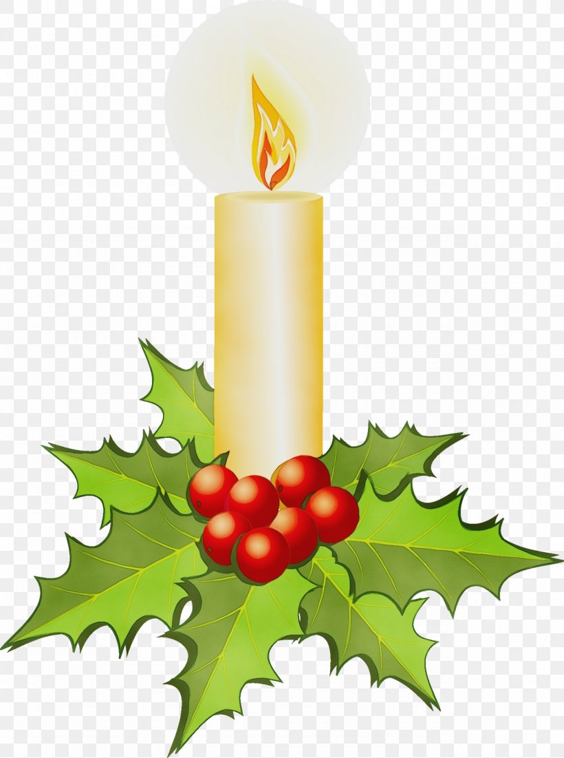 Holly, PNG, 1280x1719px, Watercolor, Candle, Holly, Interior Design, Leaf Download Free