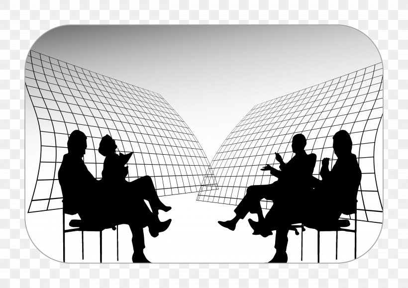 Meeting Laborer Empresa Teamwork, PNG, 4961x3508px, Meeting, Black And White, Brand, Business, Communication Download Free