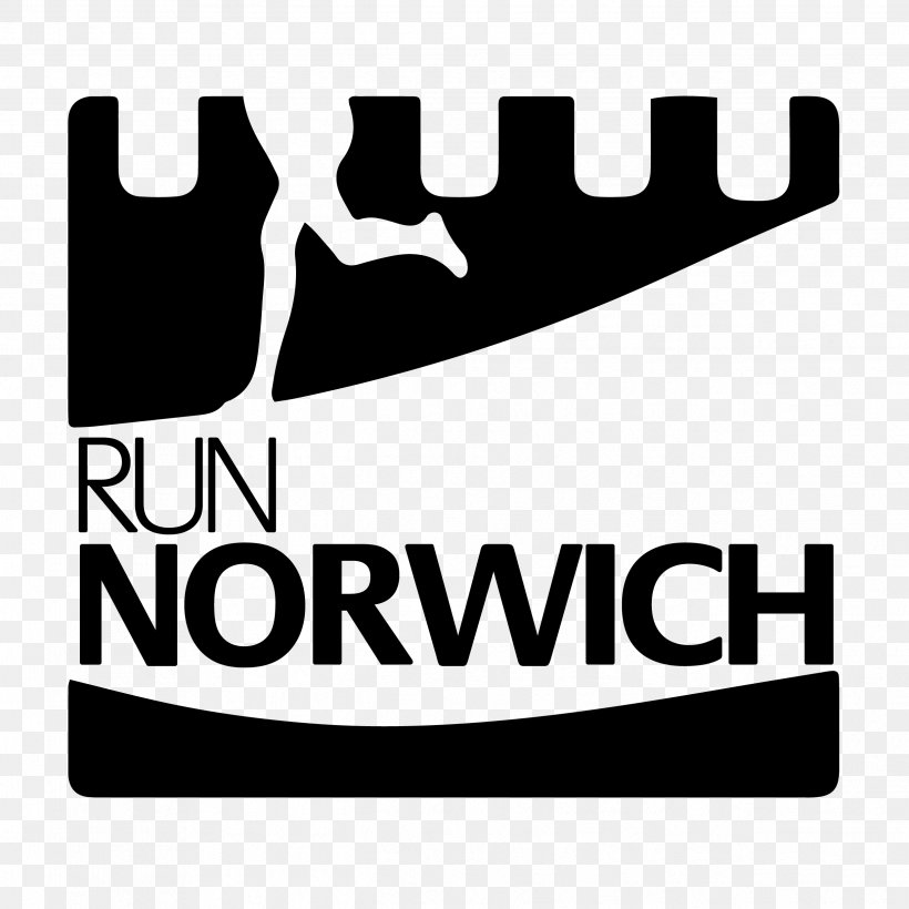 Run Norwich Community Sports Foundation Norwich City F.C. Running City Of Norwich Half Marathon, PNG, 2481x2481px, 10k Run, Run Norwich, Black, Black And White, Brand Download Free