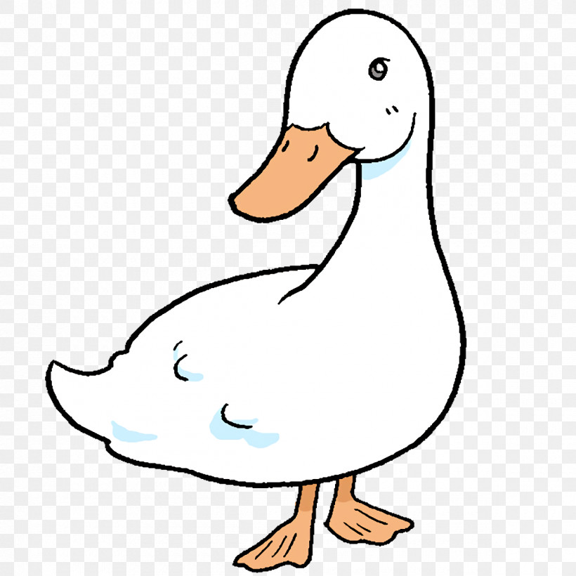 Duck Goose Line Art Cartoon Beak, PNG, 1200x1200px, Duck, Area, Beak, Cartoon, Goose Download Free