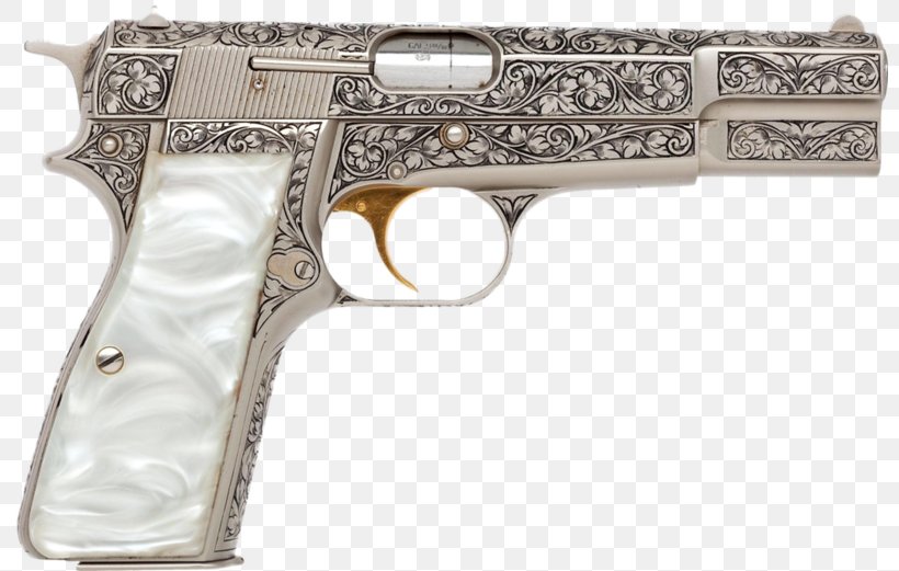Revolver Browning Hi-Power Firearm Trigger Browning Arms Company, PNG, 800x521px, 919mm Parabellum, Revolver, Air Gun, Browning Arms Company, Browning Hipower Download Free