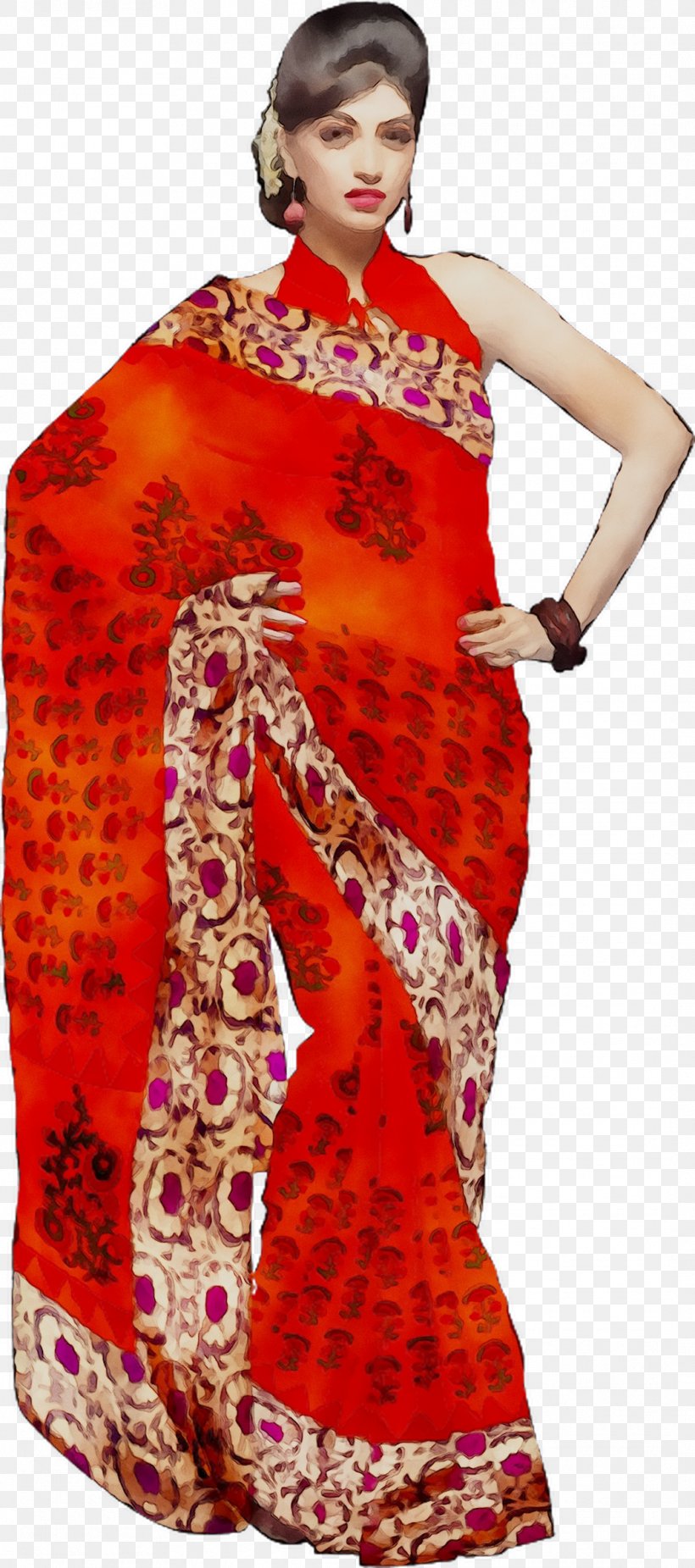 Sari Fashion Dress Maroon, PNG, 1062x2398px, Sari, Blouse, Clothing, Dress, Embroidery Download Free
