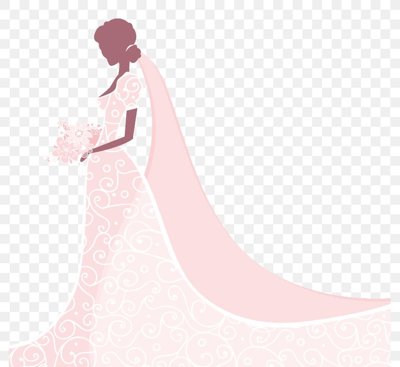 Gown Beauty Woman Illustration, PNG, 783x753px, Watercolor, Cartoon, Flower, Frame, Heart Download Free