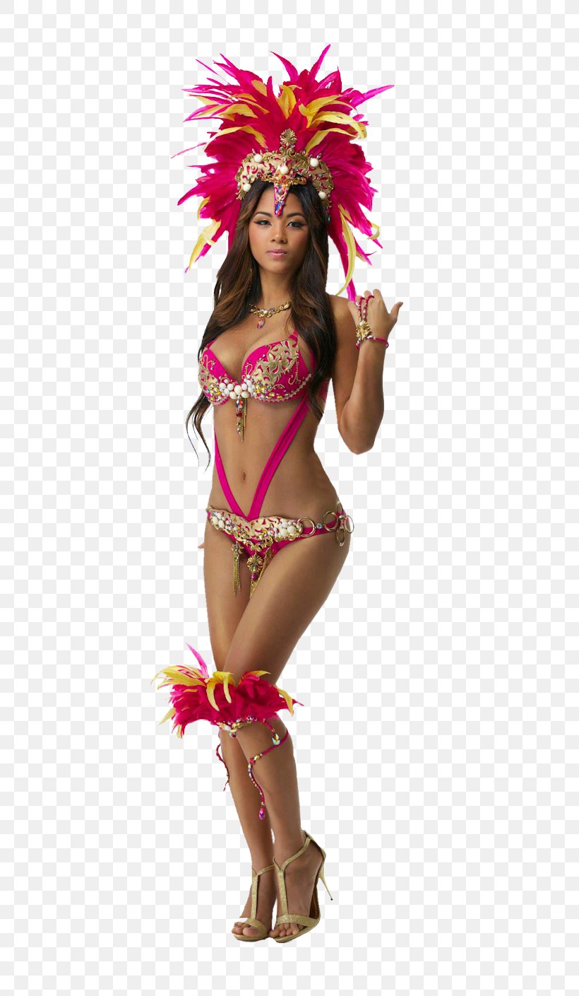 Carnival In Rio De Janeiro Brazilian Carnival Trinidad And Tobago Carnival Costume, PNG, 642x1409px, Watercolor, Cartoon, Flower, Frame, Heart Download Free