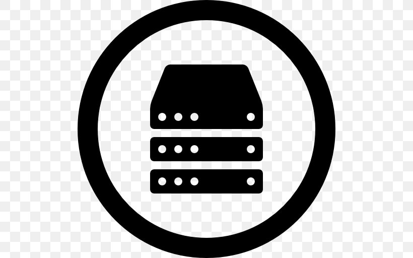 Hard Drives Symbol RAID, PNG, 512x512px, Hard Drives, Area, Black And White, Computer Network, Computer Servers Download Free