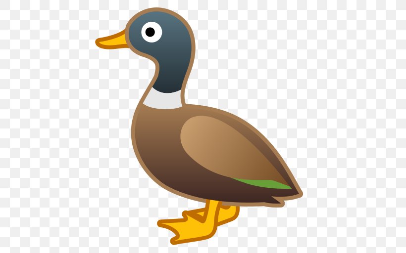 Duck Emojipedia Noto Fonts Image, PNG, 512x512px, Duck, Android Nougat, Apple Color Emoji, Beak, Bird Download Free