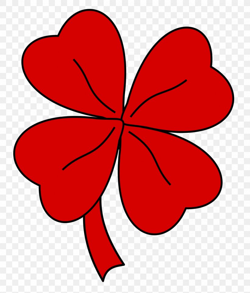 Four-leaf Clover Red Clover Quatrefoil Clip Art, PNG, 1200x1412px, Fourleaf Clover, Area, Artwork, Black And White, Clover Download Free