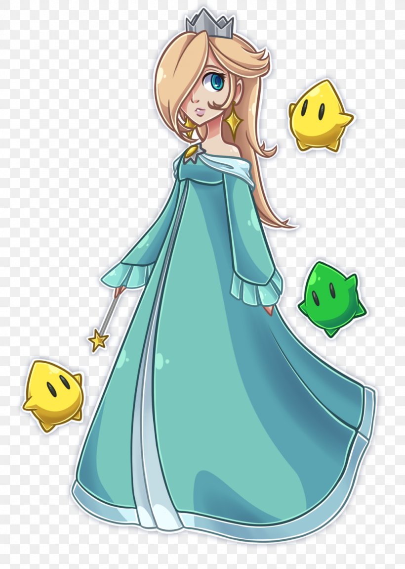 Rosalina Princess Peach Super Mario Galaxy Princess Daisy Luigi, PNG, 1024x1437px, Watercolor, Cartoon, Flower, Frame, Heart Download Free