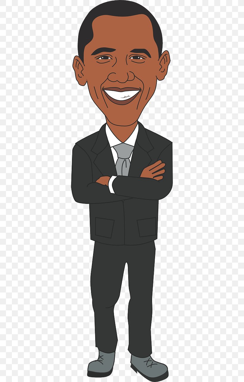 Barack Obama President Of The United States Clip Art, PNG, 640x1280px, Barack Obama, Boy, Business, Businessperson, Cartoon Download Free