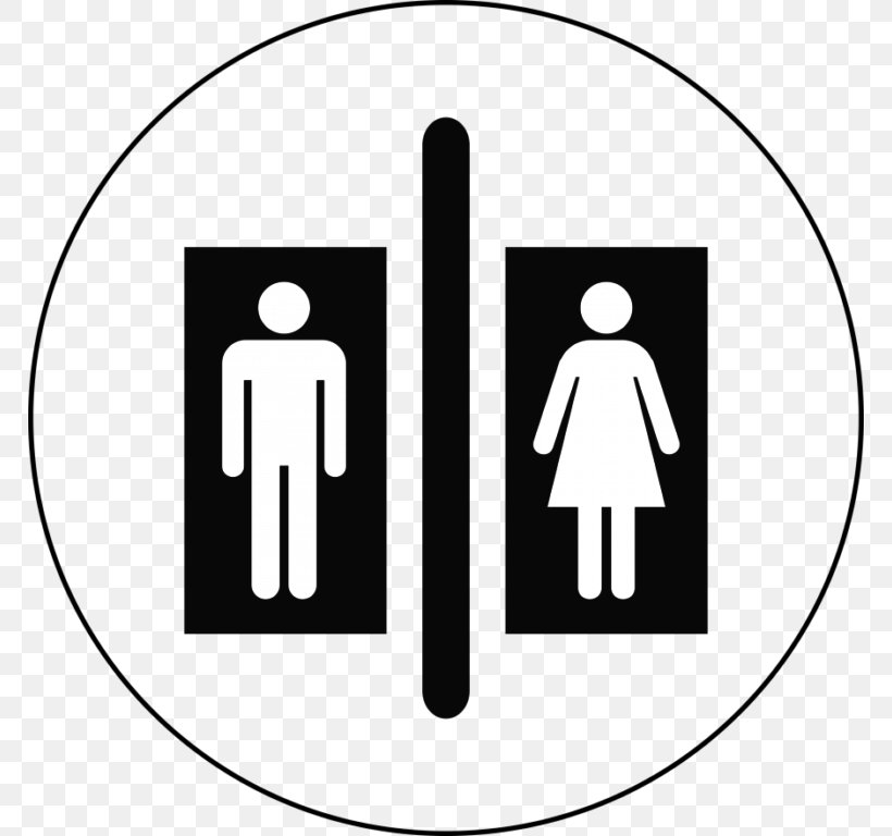 Toilet Signs: Sur La Porte Des Toilettes Vector Graphics Clip Art Bathroom, PNG, 768x768px, Toilet, Area, Bathroom, Black And White, Brand Download Free