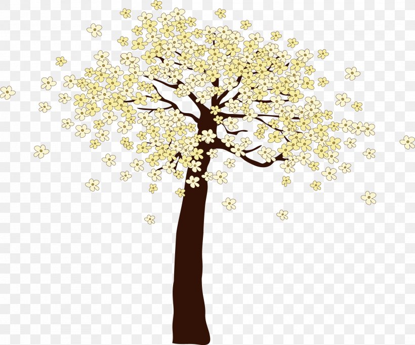 Tree Deciduous Decal, PNG, 2178x1810px, Tree, Branch, Decal, Deciduous, Floral Design Download Free
