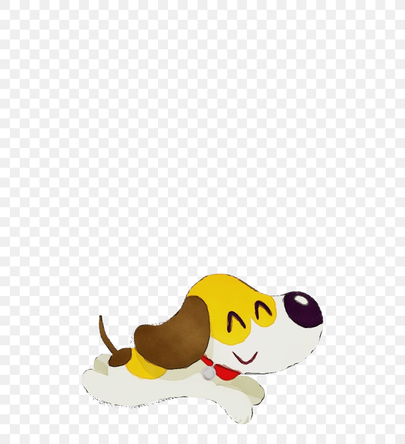Cartoon Nose Yellow Puppy Snout, PNG, 600x900px, Watercolor, Animation, Basset Hound, Cartoon, Dachshund Download Free