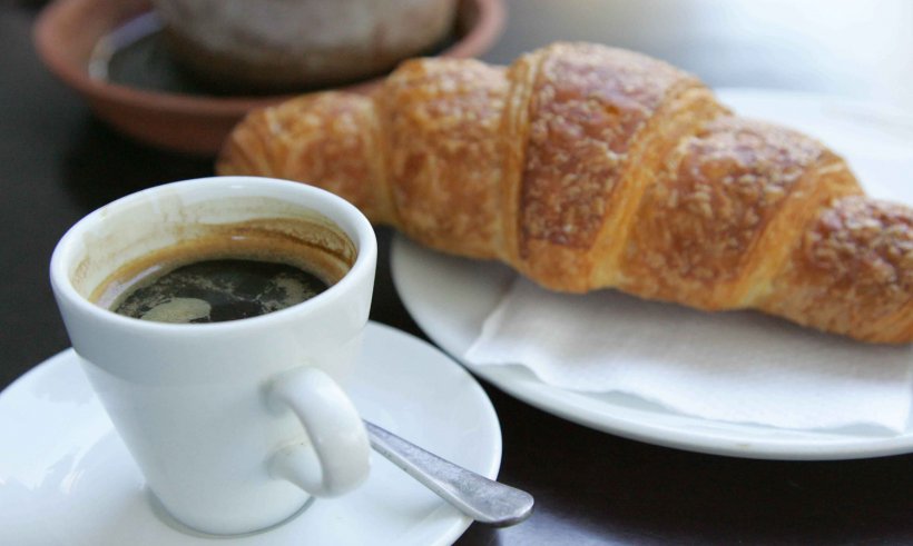 Coffee Breakfast Croissant Cafe Pain Au Chocolat, PNG, 1500x900px, Coffee, Baked Goods, Bar, Breakfast, Brunch Download Free