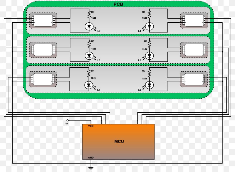 Light-emitting Diode Circuit Diagram Electronic Circuit, PNG, 800x600px, Light, Area, Circuit Diagram, Diagram, Electric Potential Difference Download Free