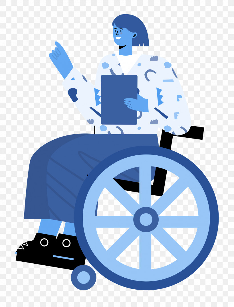 Sitting On Wheelchair Woman Lady, PNG, 1903x2500px, Woman, Behavior, Cartoon, Human, Lady Download Free